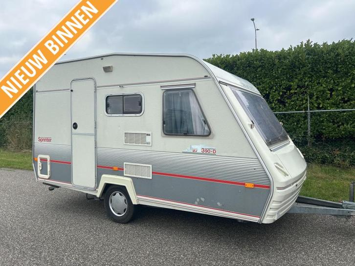 BEYERLAND 390 D TOILET VOORTENT, Caravans en Kamperen, Caravans, Bedrijf, tot en met 4, 500 - 750 kg, Treinzit, Beyerland, Dwarsbed