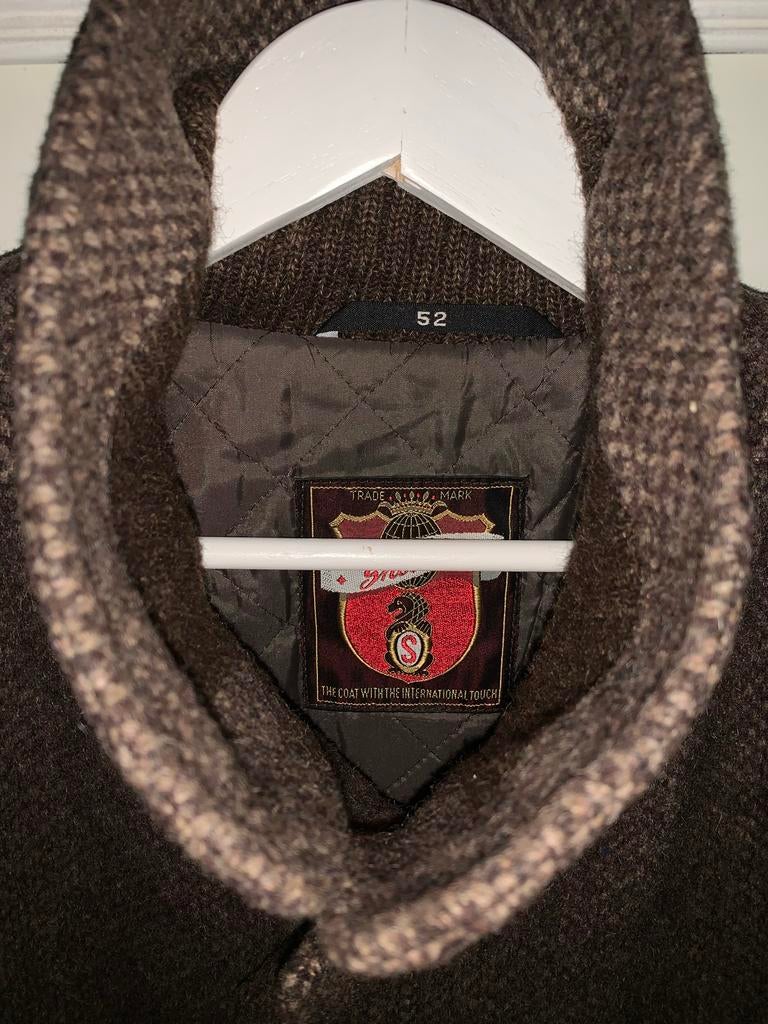 Shelter wollen jas maat 52 - ZGAN, Kleding | Heren, Jassen | Winter, Ophalen of Verzenden, Zo goed als nieuw, Maat 52/54 (L)