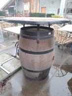 2 statafels wijnvat, Ophalen, Gebruikt