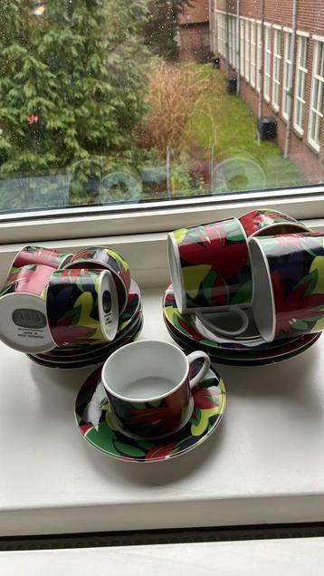 3 koffie en 5 espresso kopjes. ASA-selection “bladeren” beschikbaar voor biedingen