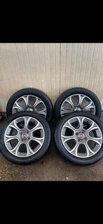 16 Inch 4x100 ORIGINEEL FIAT Velgen+Zomerbanden Michelin, Ophalen of Verzenden, Gebruikt, Opel
