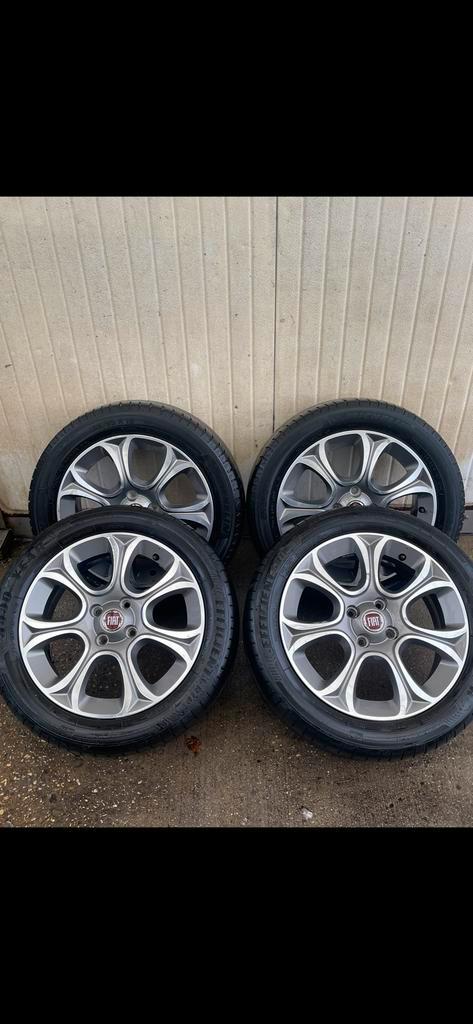 16 Inch 4x100 ORIGINEEL FIAT Velgen+Zomerbanden Michelin, Auto-onderdelen, Overige Auto-onderdelen, Citroën, Daihatsu, Fiat, Honda
