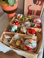 Lot oude vintage en antieke bijzondere kerstornamenten glas, Diversen, Kerst, *, Gebruikt, Verzenden, *