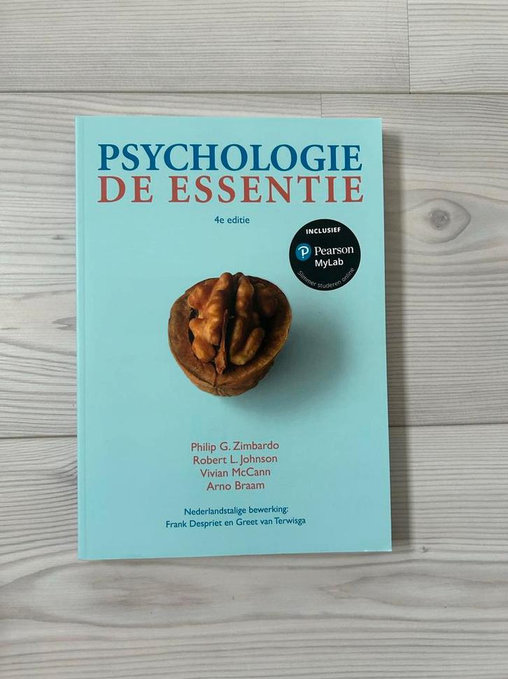 Psychologie de Essentie - Zimbardo et al., Boeken, Psychologie, Zo goed als nieuw, Overige onderwerpen, Ophalen of Verzenden