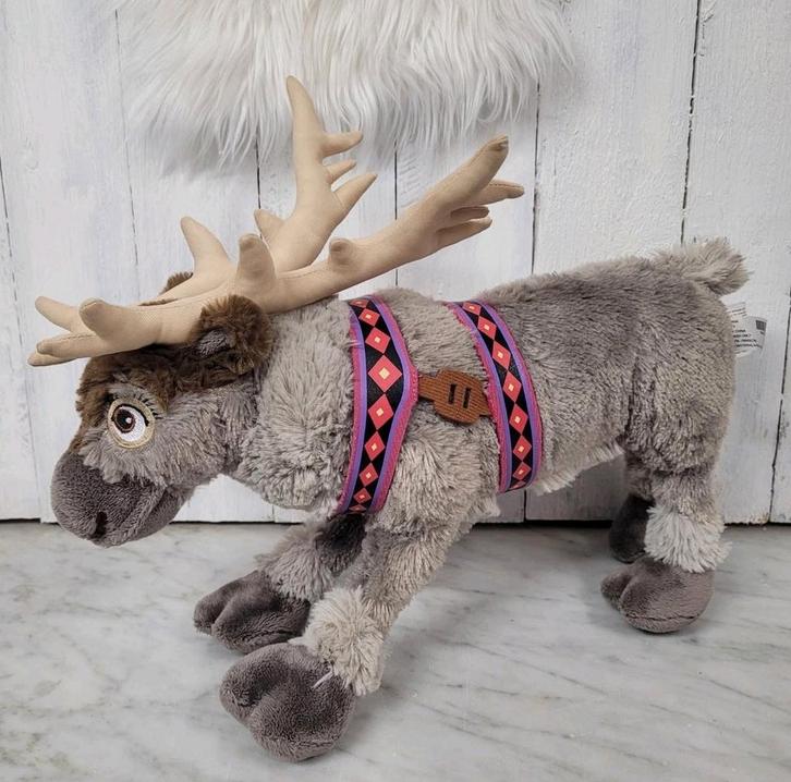 Sven knuffel Frozen met verstelbare poten., Verzamelen, Disney, Zo goed als nieuw, Knuffel, Overige figuren, Ophalen of Verzenden