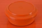 Retro vintage jaren 70 Tupperware voorraadtrommel, Huis en Inrichting, Keuken | Tupperware, Ophalen of Verzenden, Gebruikt, Oranje