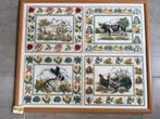 Prachtig geborduurde boerderij-dieren (ingelijst), Ophalen of Verzenden, Nieuw, Overige typen