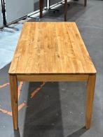 Uitschuifbare tafel, massief eiken, tijdloos design, Ophalen, Eikenhout, 50 tot 100 cm, Vijf personen of meer