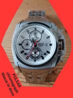 PULSAR chronograph, Sieraden, Tassen en Uiterlijk, Horloges | Heren, Ophalen of Verzenden, Zo goed als nieuw, Staal, Overige merken
