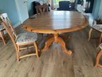 tafel en 6 stoelen, Ophalen, Gebruikt, Hout, Vijf, Zes of meer stoelen