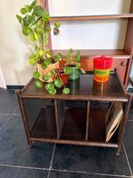 Vintage / retro open kast / dressoir / sidetabel manou, Huis en Inrichting, Tafels | Sidetables, Ophalen, Gebruikt, 50 tot 100 cm
