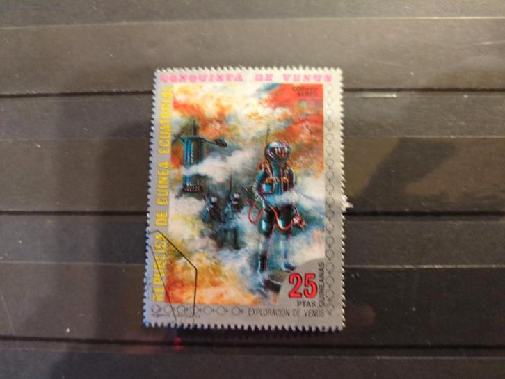 Equatoriaal-Guinea- Ruimtevaart Venus 1973, Postzegels en Munten, Postzegels | Afrika, Gestempeld, Guinee, Ophalen of Verzenden