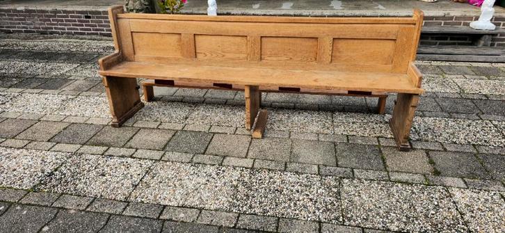 Kerkbank, knielbank, kussens kloosterkapel Ursulinen, Huis en Inrichting, Banken | Voetenbanken en Poefen, Gebruikt, Minder dan 50 cm
