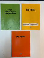 Volkswagen brochures Polo, Jetta & Programma ('70/'80), Ophalen of Verzenden, Zo goed als nieuw, Volkswagen