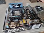 Upgrade set FM2A75 - AMD A10 - 8GB DDR3 - GeForce GT1030, Socket FM2, 4 Ghz of meer, Gebruikt, 4-core
