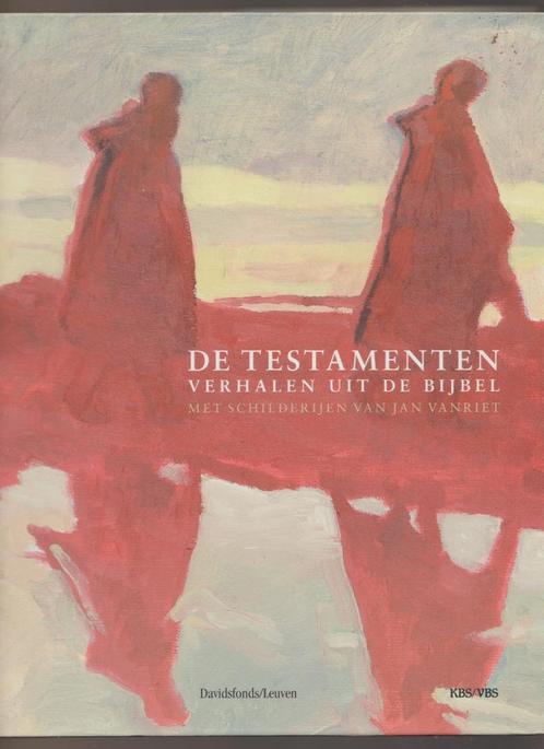 Vanriet. De Testamenten verhalen uit de bijbel 80xschilderij, Boeken, Kunst en Cultuur | Beeldend, Zo goed als nieuw, Schilder- en Tekenkunst