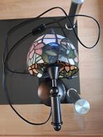 Glas in Lood Wandlamp met Vogel Design, Ophalen of Verzenden, Zo goed als nieuw, Glas, Glas in lood
