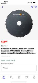 Nieuwe batavia hss zaagbladen 70mm, Doe-het-zelf en Verbouw, Q, Nieuw, Ophalen of Verzenden, Q