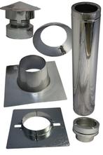 Compleet rookkanaal doorvoer set voor Houtkachel, Huis en Inrichting, Kachels, Ophalen of Verzenden, Vrijstaand, Hout, Nieuw