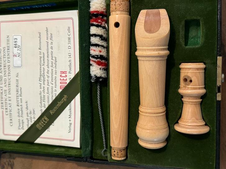 MOECK sopraan blokfluit Rottenburgh No. 229, Muziek en Instrumenten, Blaasinstrumenten | Blokfluiten, Gebruikt, Sopraan of Sopranino