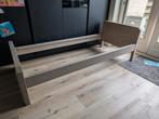 Grenenhouten Bedframe - Stevig en Stijlvol!, Huis en Inrichting, Ophalen, Gebruikt, 90 cm, Eenpersoons