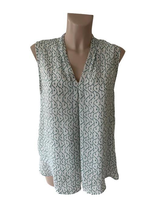 Esqualo top L, Kleding | Dames, Tops, Zo goed als nieuw, Maat 42/44 (L), Groen, Zonder mouw, Ophalen of Verzenden