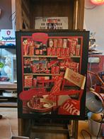 Coca cola poster in lijst. 72X56cm., Ophalen of Verzenden, Zo goed als nieuw, Reclamebord