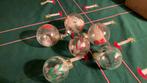 6 kerstballen, brocante, Ophalen of Verzenden, Gebruikt