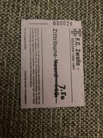 OUD TICKET FC ZWOLLE 90-91 ZITTRIBUNE, Ophalen of Verzenden, Zo goed als nieuw, Overige binnenlandse clubs, Overige typen