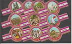 reeks 252  zichten  125 ,   1-10   sigarenbandjes, Verzenden, Sigarenbandjes