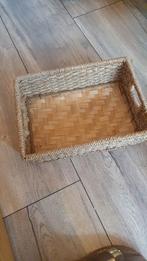 Gevlochten jute mand, Ophalen of Verzenden, Rond, Hout