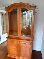 Antieke Bruine Houten Kast Te Koop, Ophalen, Gebruikt, 25 tot 50 cm, 150 tot 200 cm