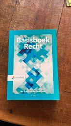 Basisboek Recht - van der Roest 18e druk, O.A.P. van der Roest, Verzenden, HBO, Zo goed als nieuw
