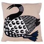 Partij Sierkussens Eend – Zwart Wit – 45x45 cm, Ophalen, Nieuw, Wit, Vierkant