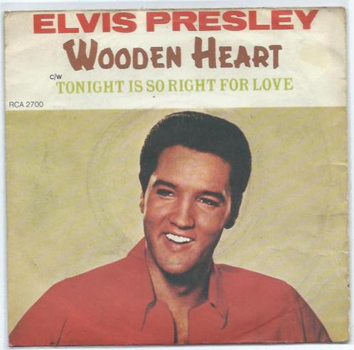 Elvis Presley- Wooden Heart Engelse persing, Cd's en Dvd's, Vinyl Singles, Gebruikt, Pop, Verzenden