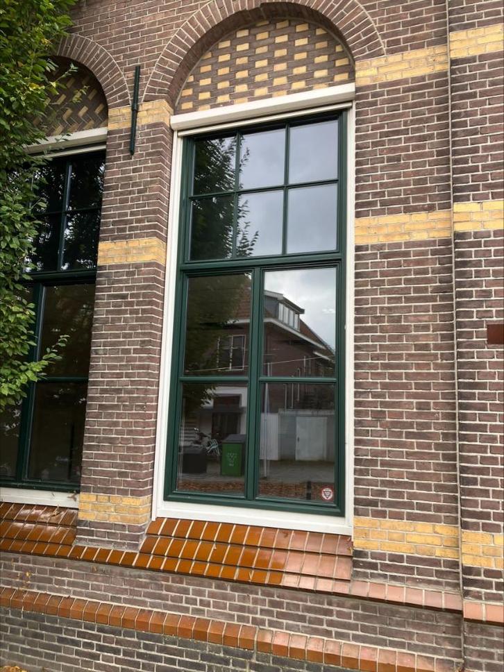 Partij aluminium kozijn raam dubbel glas ( 604 ), Doe-het-zelf en Verbouw, Kozijnen en Schuifpuien, Gebruikt, Raamkozijn, Aluminium