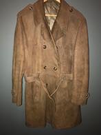 Suède trenchcoat vermoedelijk maat 25, Kleding | Heren, Ophalen, Gedragen, Bruin