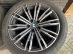 Set 4 BMW 18 inch lm velgen met banden Bridgestone Turanza, Ophalen, 18 inch, 255 mm, Band(en)