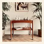 Vintage Deense Serveerwagen Bar Cart (design Poul Hundevad), Ophalen of Verzenden, Poul Hundevad, Vintage - Danish Design - Mid Century - Deens design
