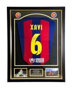 Xavi Hernández Gesigneerd Ingelijst Voetbalshirt Barcelona, Nieuw, Shirt, Ophalen of Verzenden, Buitenlandse clubs