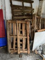 9 droge houten pallets, Doe-het-zelf en Verbouw, Hout en Planken, Ophalen, Gebruikt, 50 mm of meer, Pallet