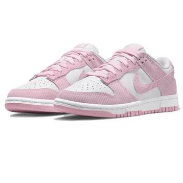 Nike Dunk Low Pink Corduroy (W) - beschikbaar voor biedingen