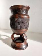 Kuba Palmwijnbeker Afrikaanse tribale etnische kunst 1950, Antiek en Kunst, Kunst | Niet-Westerse kunst, Ophalen of Verzenden
