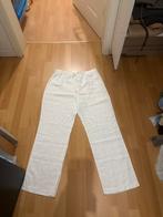 Witte linnen broek maat 44, Wit, Maat 42/44 (L), Ophalen of Verzenden, Zo goed als nieuw