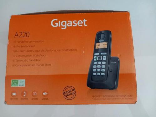 Gigaset Siemens A220 handsfree vaste tlfn., Telecommunicatie, Vaste telefoons | Handsets en Draadloos, Zo goed als nieuw, 1 handset