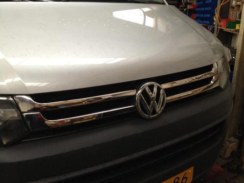 VW T5 Chrome voorgrillset T5 2010-, Auto diversen, Tuning en Styling