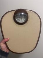 Vintage personen weegschaal bruin creme kleur van Krups, Ophalen, 100 kg of meer, Zo goed als nieuw, Personenweegschaal