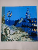 Stadhuis Maastricht+ stadsengel. Zeefdruk van  André Kok, Antiek en Kunst, Kunst | Litho's en Zeefdrukken, Ophalen