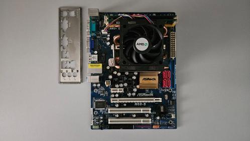Asrock N68-S + AMD Phenom X4 9950 BE + 4GB, Computers en Software, Moederborden, Zo goed als nieuw, Overige typen, DDR2, Verzenden