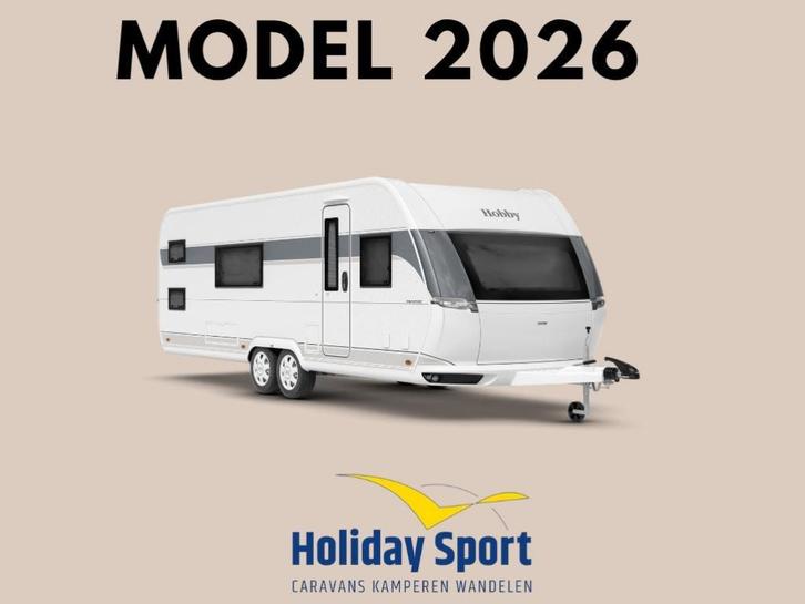 Hobby Prestige 650 KFU Modeljaar 2026, Caravans en Kamperen, Caravans, Bedrijf, tot en met 6, 1500 - 2000 kg, Rondzit, Hobby, Dwars-stapelbed